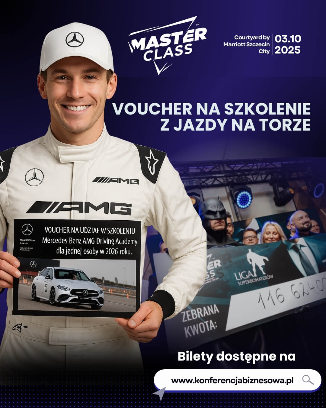Voucher na szkolenie z jazdy Mercedes AMG