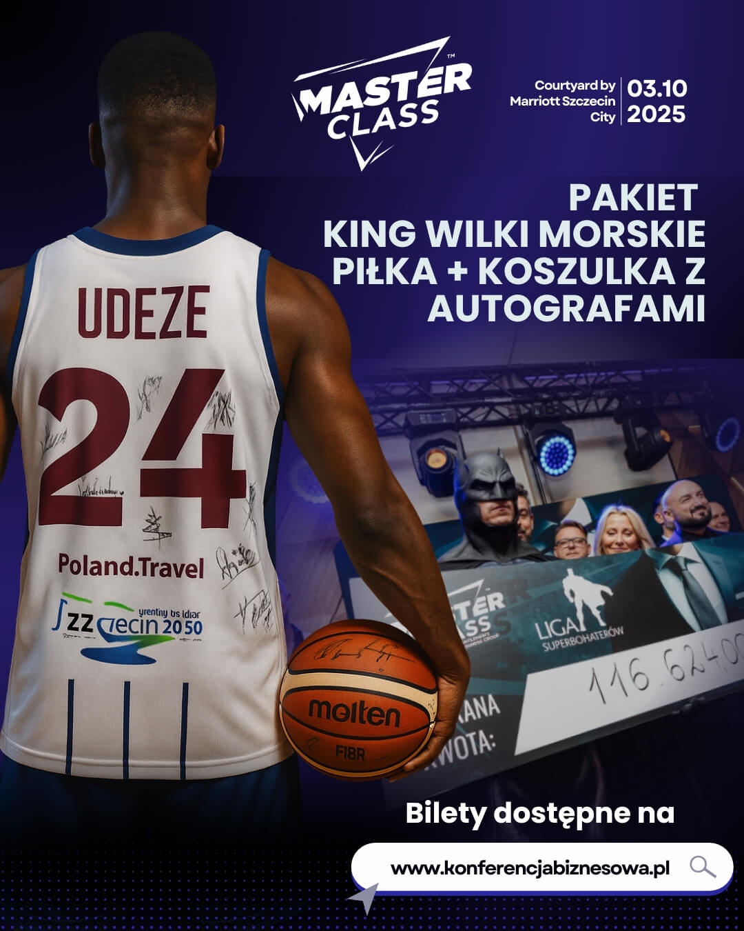 Pakiet King Wilki Morskie — piłka i koszulka z autografami
