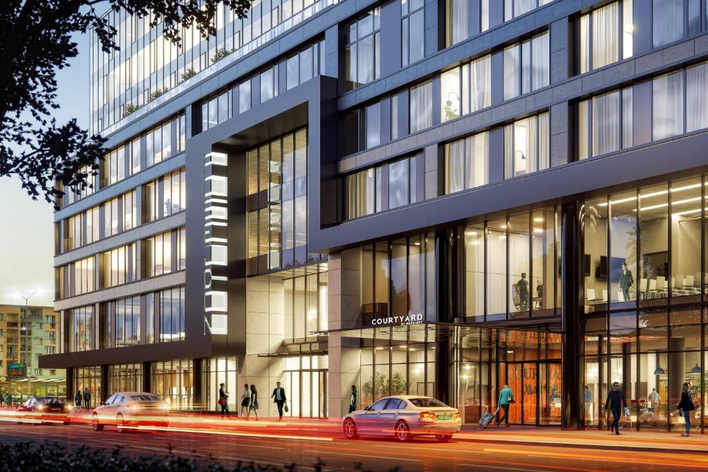 Courtyard by Marriott Szczecin City — fasada hotelu